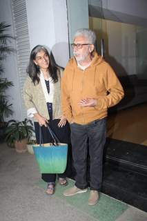 Ratna Pathak Shah and Naseeruddin Shah at Special Screening of 'Aligarh'