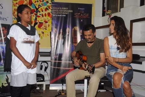 Monica Dogra and Ehsaan Noorani at Colors Infinity's 'The Stage' and Furtado Music School Event