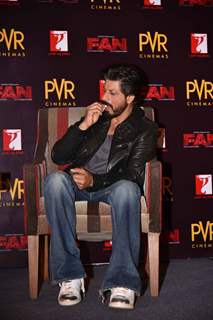 Shah Rukh Khan at Press Meet of FAN in Delhi