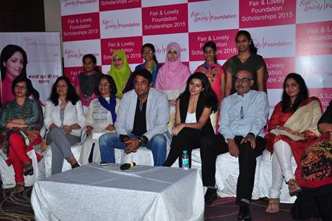 Ajinkya Deo and Riddhi Dogra at Fair and Lovely Foundation Scholarships 2015