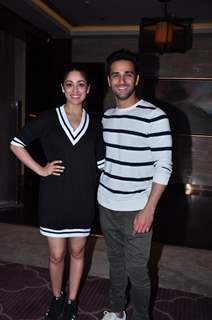 Pulkit Samrat and Yami Gautam at Success Bash of Sanam Re