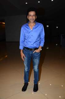 Manoj Bajpayee at Special Screening of 'Aligarh'