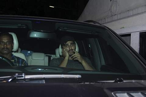 Arjun Kapoor was snapped at Aarti Shetty's Bash