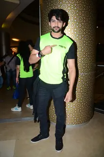Aditya Redij at the Promotions of Team Mumbai Tigers at Edward Maya Concert