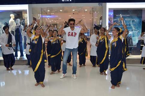 Ranveer Singh performs at Gap Jeans Store Launch