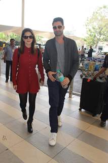 Sunny Leone with Her Husband Snapped at Airport