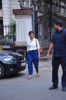 Kiran Rao Snapped Leaving Karan Johar's House