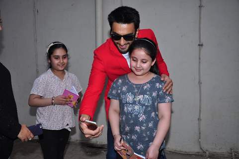 Ranveer Singh Takes a Selfie with Fan: Snapped at Mehboob