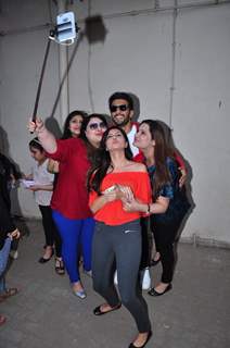 Ranveer Singh Takes a Selfie with Fans: Snapped at Mehboob