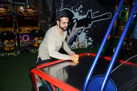 Rithvik Dhanjani at Smaash with Chennai Swaggers