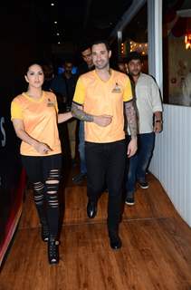 Sunny Leone and BCL's Chennai Swaggers at Smaash