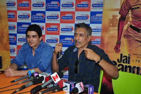 Prakash Jha and  Manav Kaul at Jai Gangaajal Song Launch