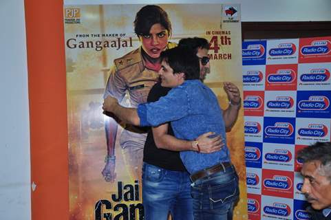 Salim Merchant and Manav Kaul at Jai Gangaajal Song Launch