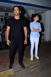 Sushant Singh Rajput and Ankita Lokhande with 'Raabta' Team for Dinner at Villa 69