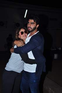 Kareena Kapoor and Arjun Kapoor Snapped post Filmfare Shoot