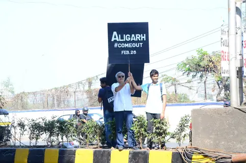 Hansal Mehta at Aligarh Film Promotions