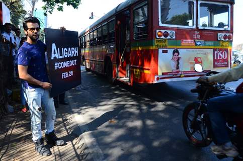 Rajkummar Rao at Aligarh Film Promotions