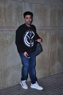 Karan Johar at Special Screening Of Alibaba Film