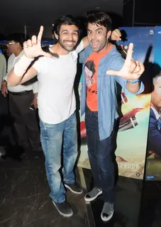 Kartik Aaryan at Special Screening of 'Tere Bin Laden: Dead or Alive'
