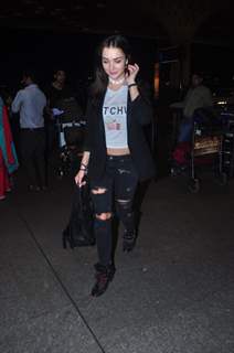 Airport Spotting: Amy Jackson