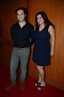 Divya Palat and Aditya Hitkari at Pernia Qureshi's Dance Performance at NCPA