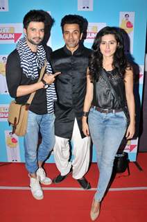 Raqesh Vashisht and Riddhi Dogra With Anuj at Special Screening of 'Love Shagun'