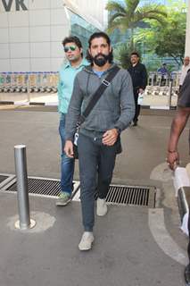 Farhan Akhtar snapped at Airport