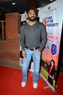 Suniel Shetty at T-20 Cricket Match