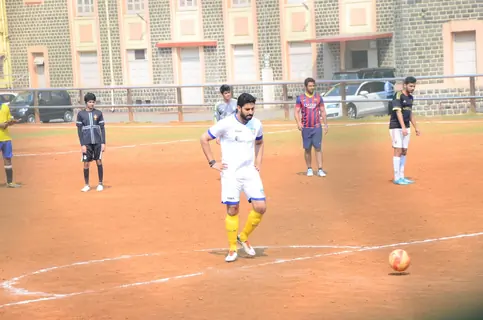 Abhishek Bachchan Practices Soccer!