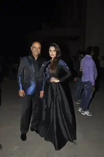 Naved Jaffrey with wife Sayeeda Jaffrey at 'Power Couple' Finale Shoot