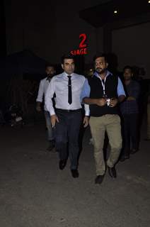 Arbaaz Khan was snapped at 'Power Couple' Finale Shoot