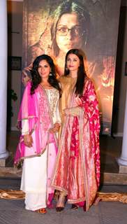 Richa Chadda and Aishwarya Rai Bachchan at Poster Launch of 'Sarabjit'