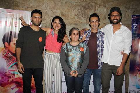 Saran Jane Dias and Vicky Kaushal at Special Screening of 'Zubaan'