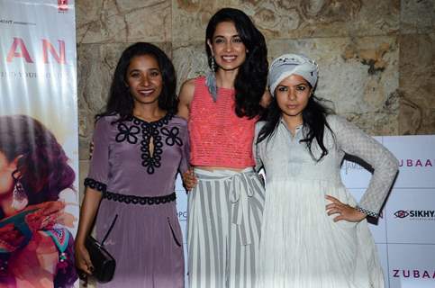 Rajshri Deshpande, Tannishtha Chatterjee and Sarah Jane Dias at Special Screening of 'Zubaan'