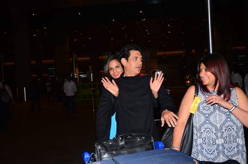 Richa Chaddha with filmmaker Omung Kumar spotted at Airport!