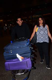 Richa Chaddha with filmmaker Omung Kumar spotted at Airport!