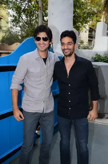 Gaurav Kapoor and Angad Bedi at Launch of Maria Goretti's Book 'From my kitchen to yours'