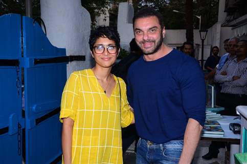 Arbaaz Khan with Kiran Rao at Launch of Maria Goretti's Book 'From my kitchen to yours'