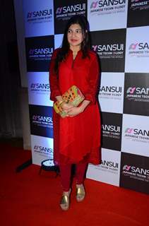 Alka Yagnik at Anu Malik's Felicitation Ceremony