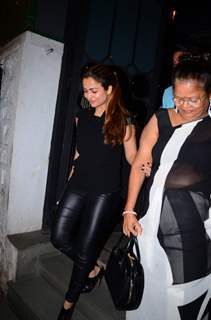 Amrita Arora Snapped at Olive Post attending dinner of her parent's anniversary