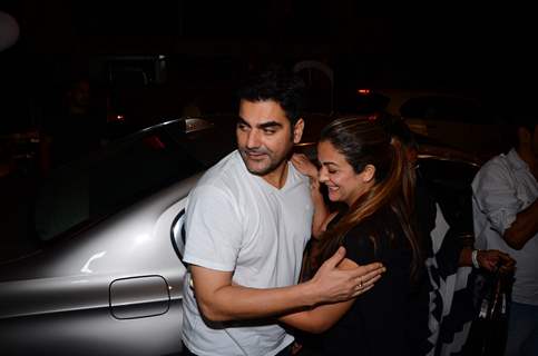 Arbaaz Khan and Amrita Arora Snapped at Olive