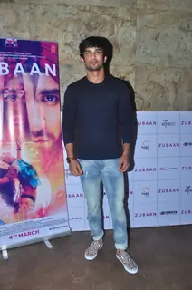 Sushant Singh Rajput at Special Screening of the film Zubaan
