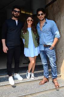 Kapoor & Sons Team at Radio Station