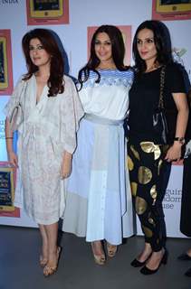 Twinkle Khanna and Sonali Bendre at Sonali Bendre's Book Launch