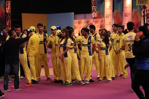 Chennai Swaggers at BCL Parade Ceremony