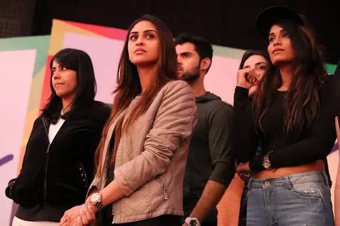 Krystyle Dsouza and Ekta Kapor at BCL Parade Ceremony