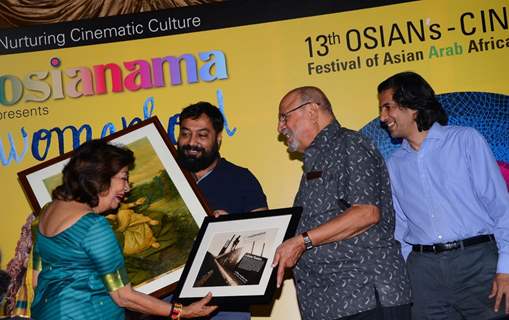 Anurag Kashyap and Shyam Benegal at Opening Ceremony of Osian's Cinefan Festival