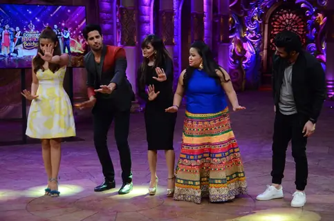 Sidharth Malhotra, Fawad Khan and Alia Bhatt at Comedy Nights Bachao for Kapoor & Sons Promotions