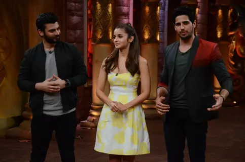 Fawad khan, Sidharth Malhotra & Alia Bhatt for Promotions of Kapoor & Sons on Comedy Nights Bachao