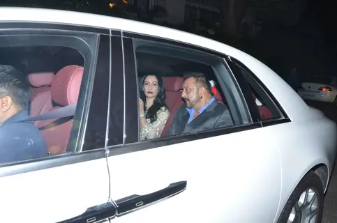 Sanjay Dutt and Manyata Dutt at Kresha Bajaj's Wedding